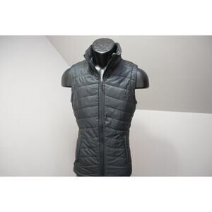 Columbia Omni-Heat Puffer Vest Jacket Black Full Zip Womens Sz Small